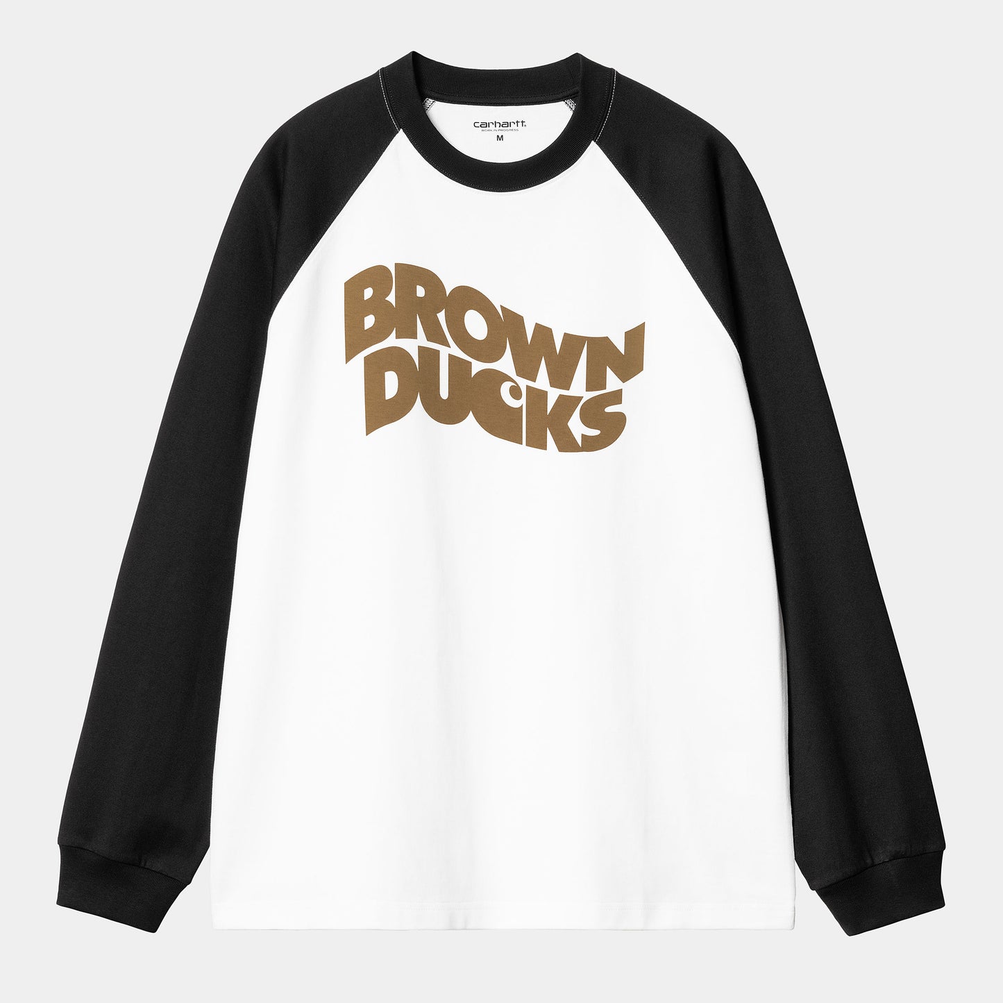 L/S BROWN DUCKS BASEBALL T-SHIRT