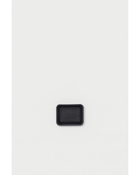 leather tray S black