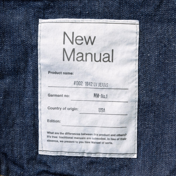 002 1942 LV JEANS ONE-WASHED – TIME AFTER TIME