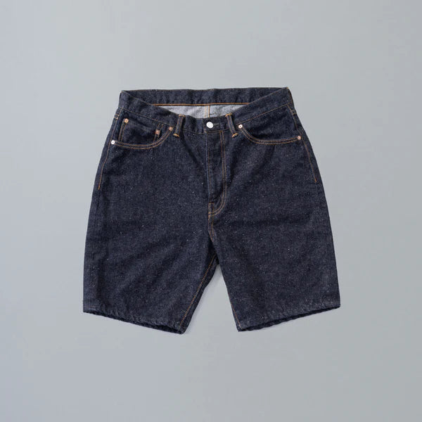 #004 LV DENIM SHORTS ONE-WASHED