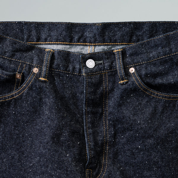 #004 LV DENIM SHORTS ONE-WASHED