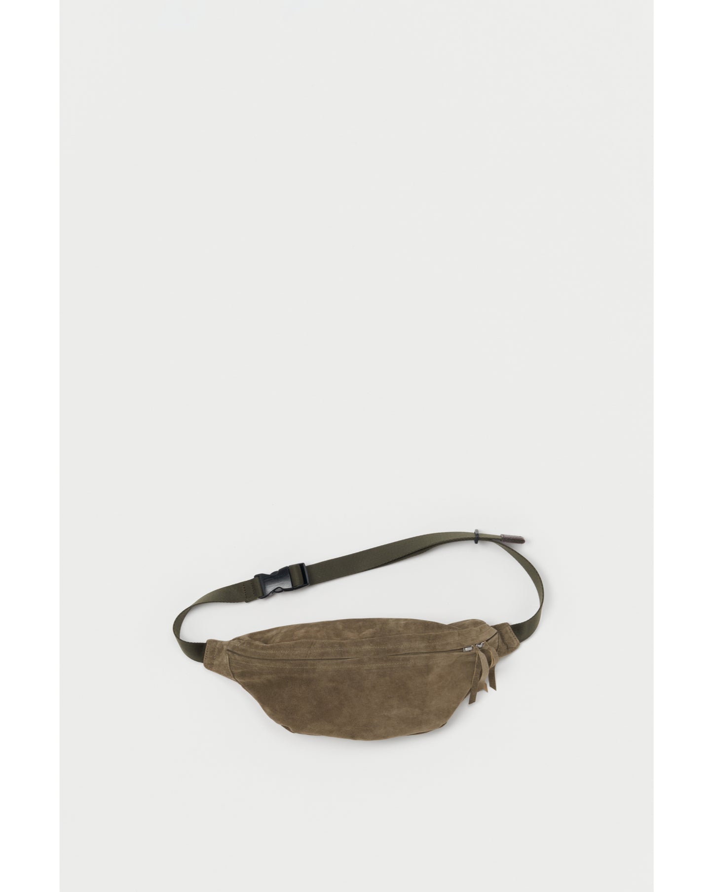 pig waist pouch bag khaki