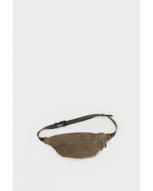 pig waist pouch bag khaki