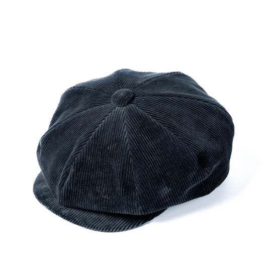 DOUBLE DIAMOND CORDUROY NEWSBOY CAP