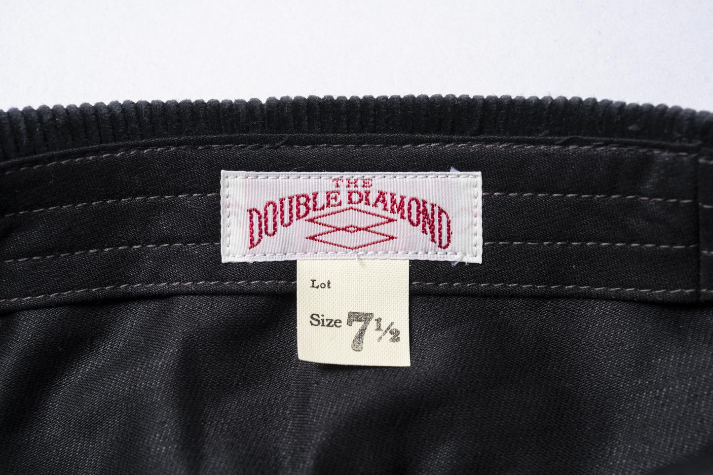 DOUBLE DIAMOND CORDUROY NEWSBOY CAP