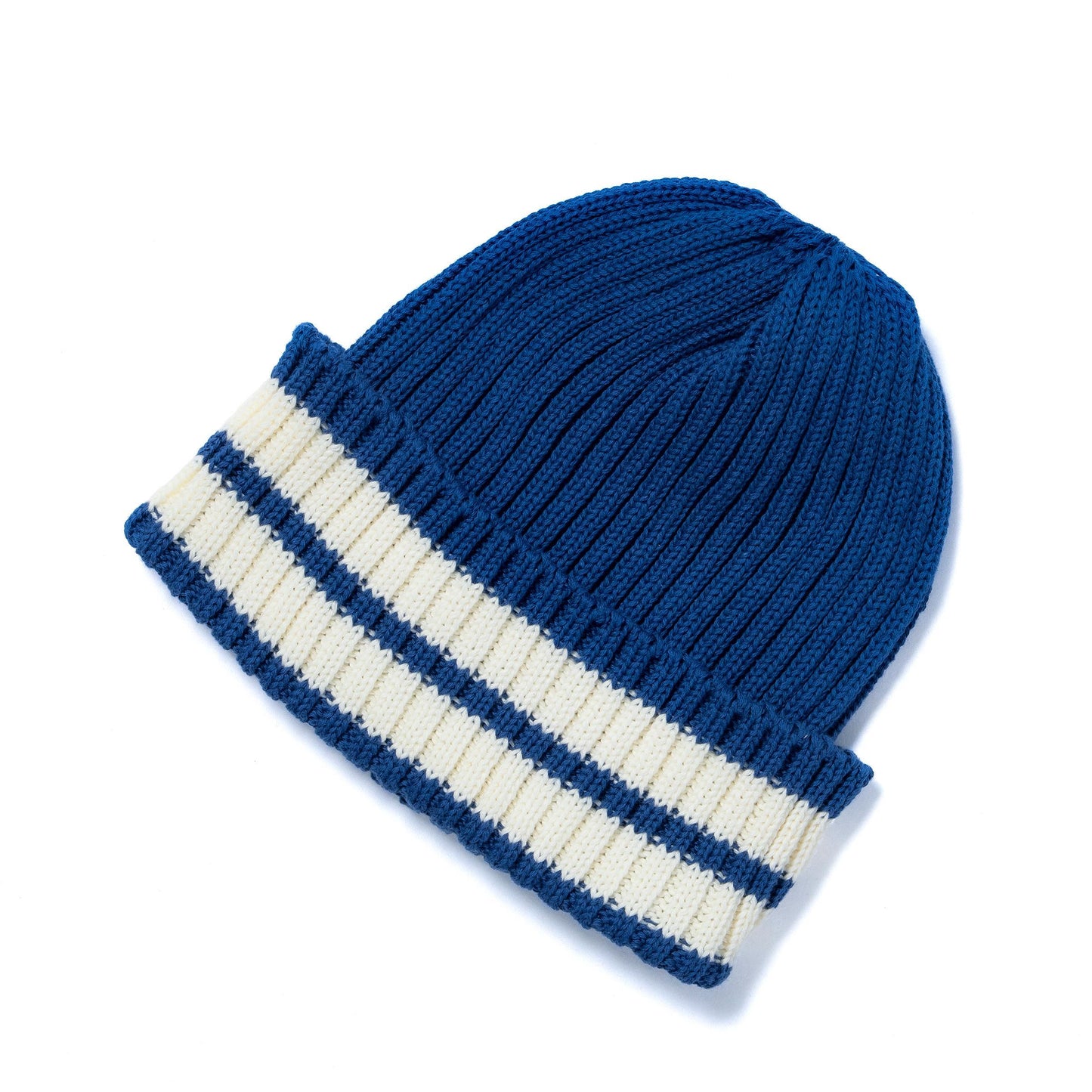 STRIPED COTTON KNIT CAP