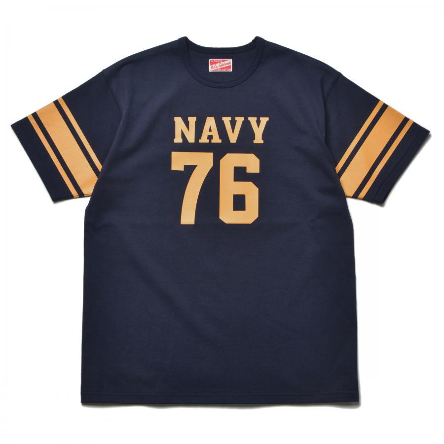MILITARY ATHLETIC TEE / NAVY 76