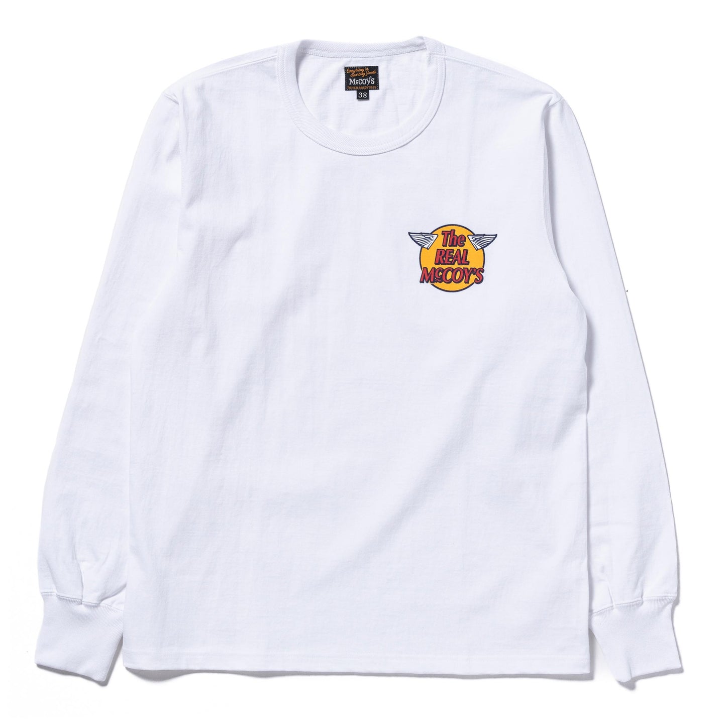 THE REAL McCOY'S LOGO TEE L/S