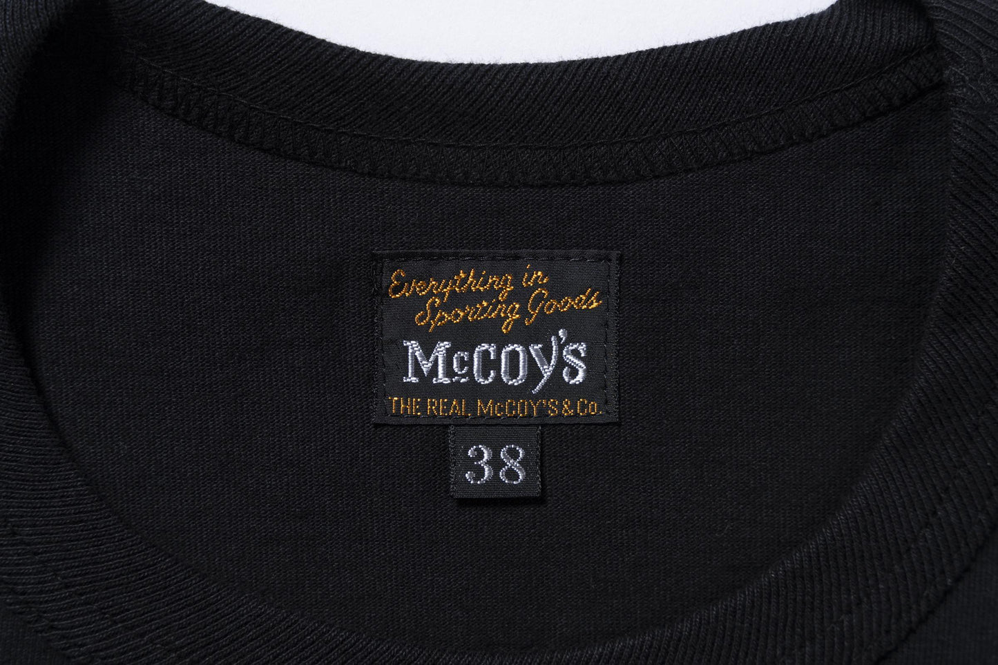 THE REAL McCOY'S LOGO TEE L/S