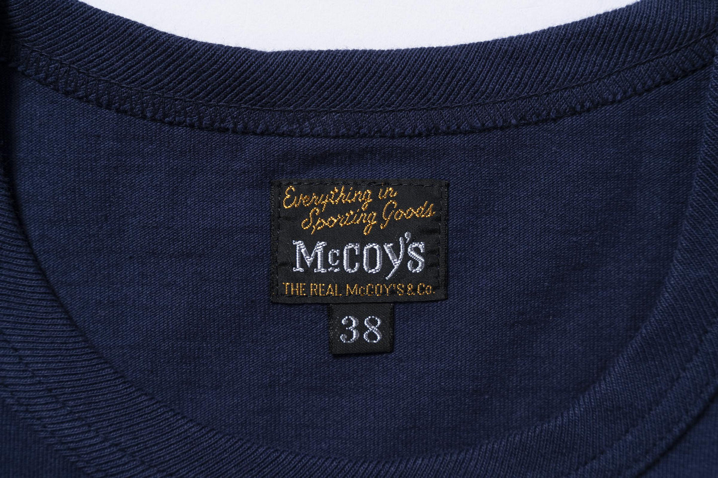 THE REAL McCOY'S LOGO TEE L/S