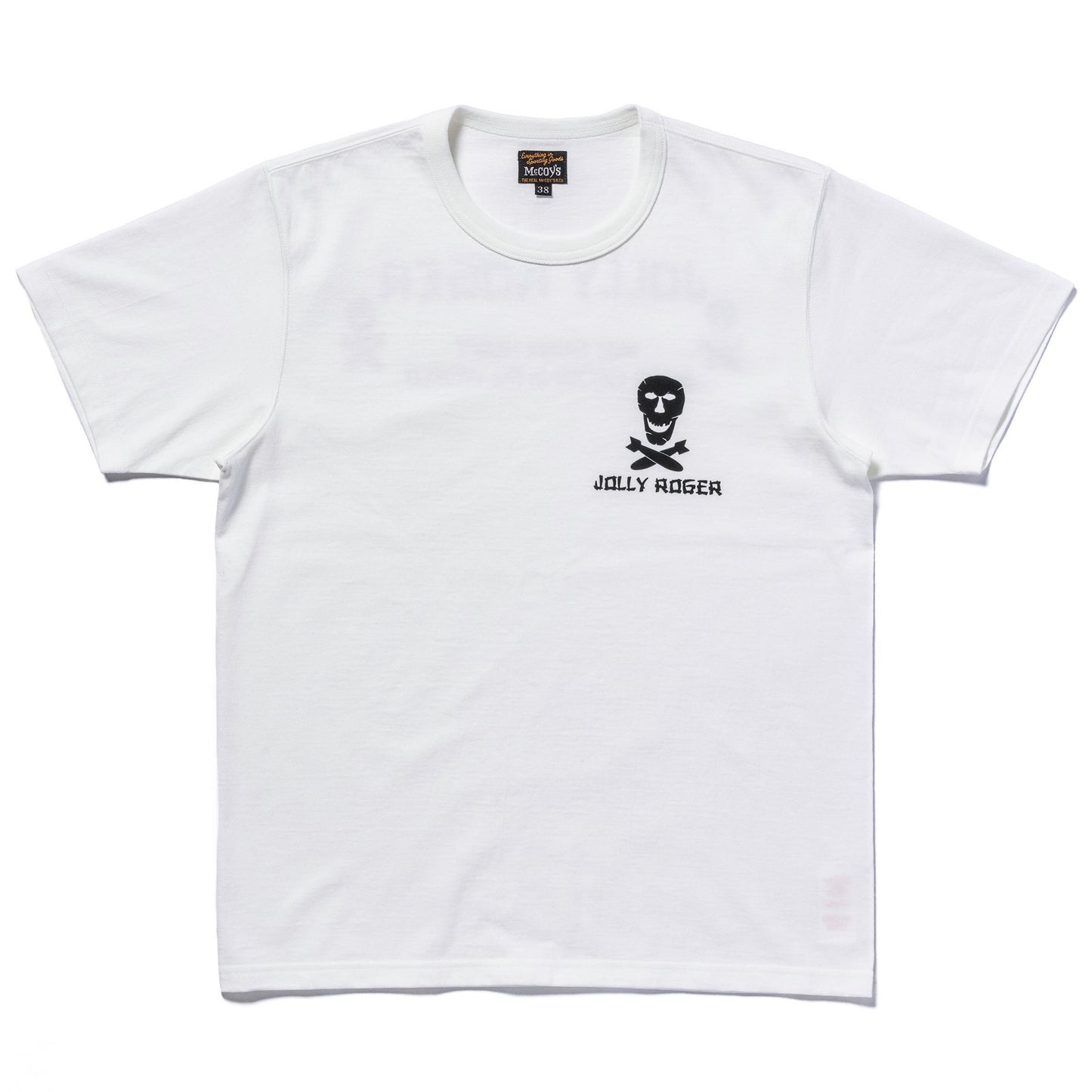 MILITARY TEE/JOLLY ROGER,BEST DAMN GROUP
