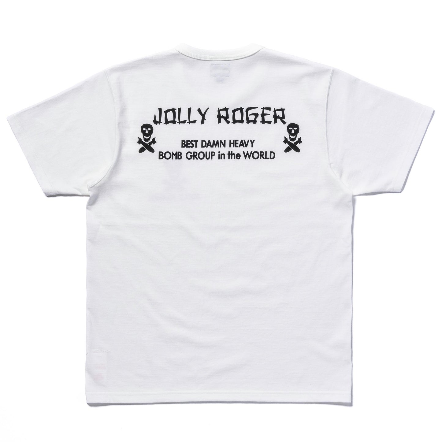 MILITARY TEE/JOLLY ROGER,BEST DAMN GROUP