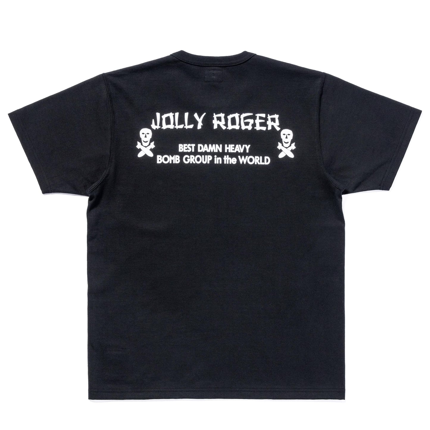 MILITARY TEE/JOLLY ROGER,BEST DAMN GROUP