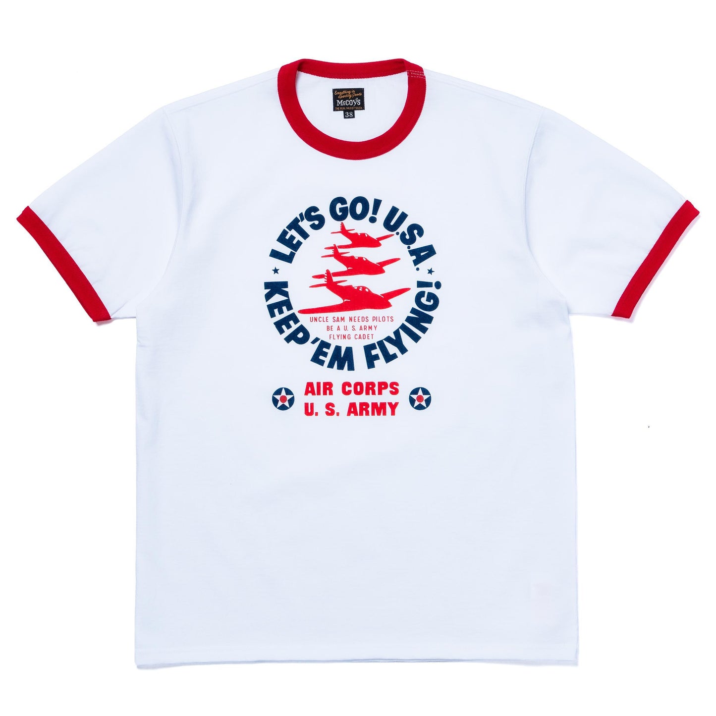 MILITARY TEE / KEEP EM' FLYING