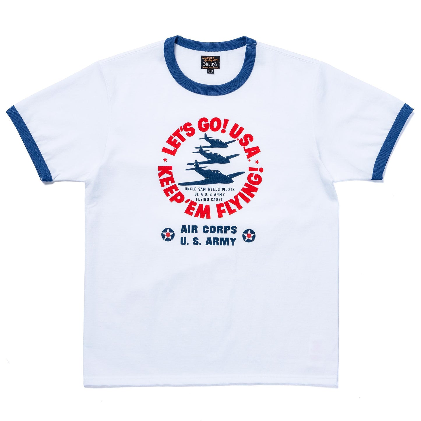 MILITARY TEE / KEEP EM' FLYING