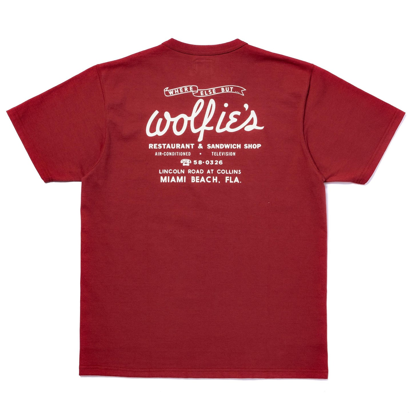 JOE MCCOY TEE / WHERE ELSE BUT… WOLFIE'S