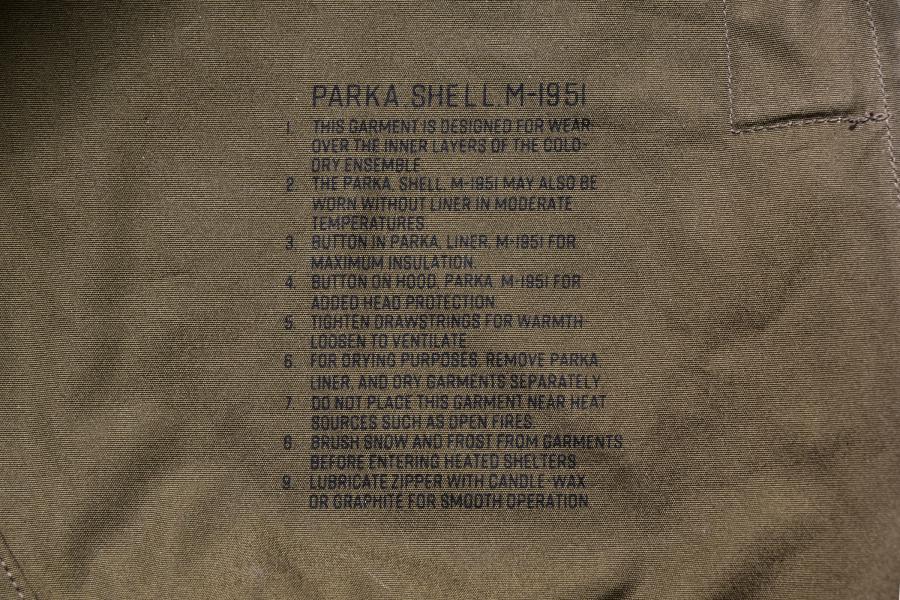 PARKA-SHELL, M-1951