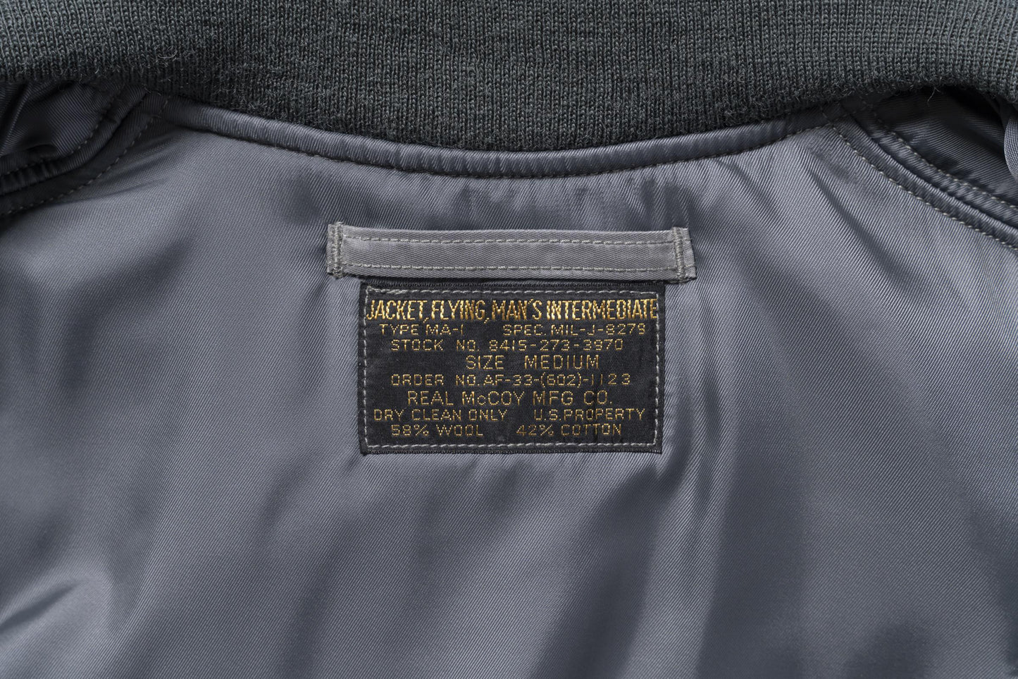 TYPE MA-1 REAL McCOY MFG. CO. / J-8279