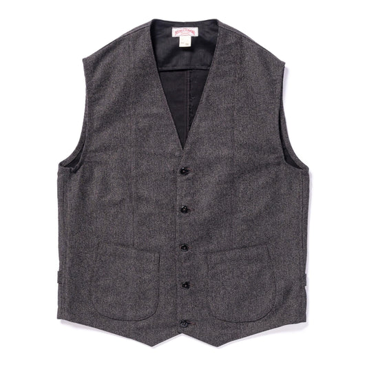 DOUBLE DIAMOND VEST / PRINTED MOLESKIN