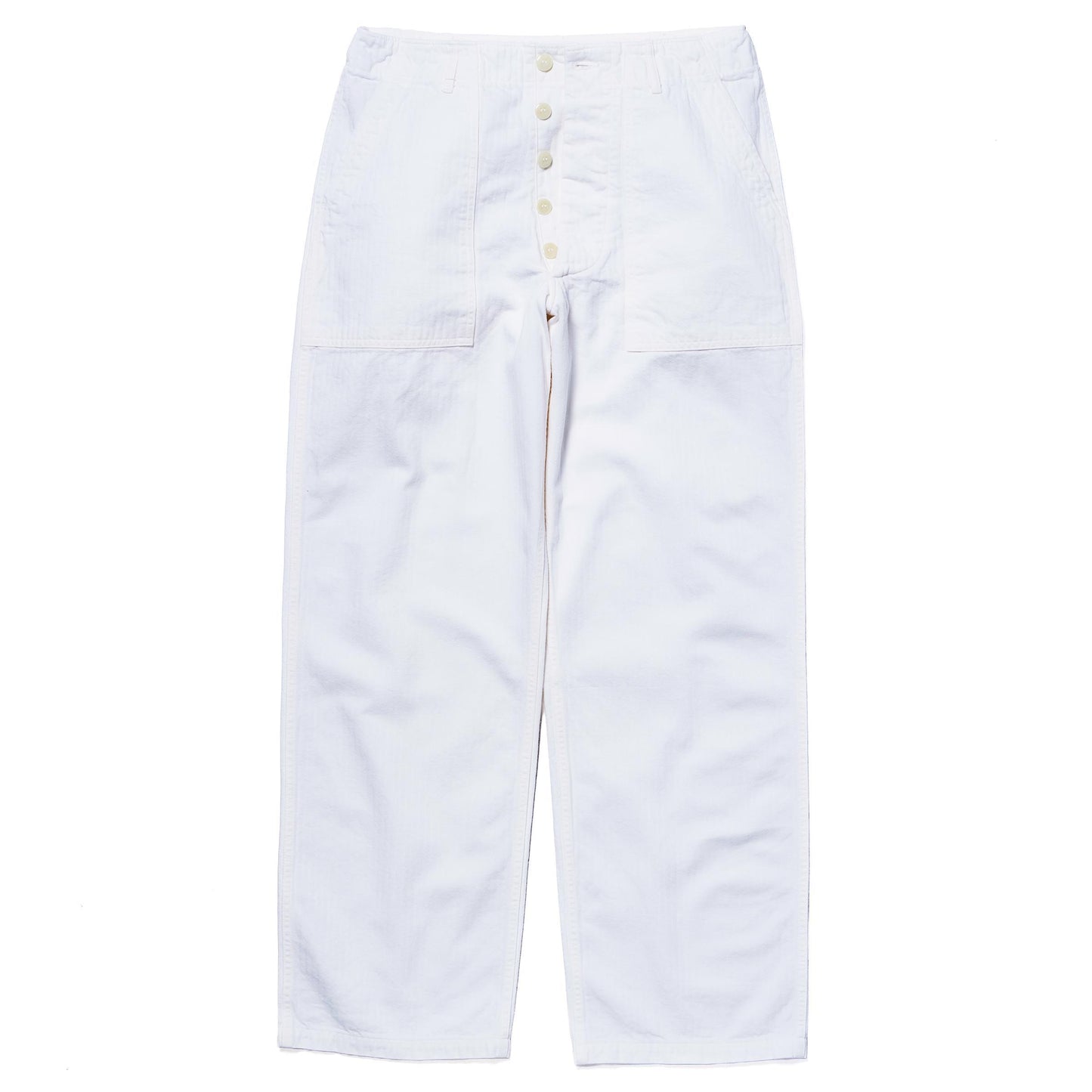 UTILITY TROUSERS / WHITE HBT