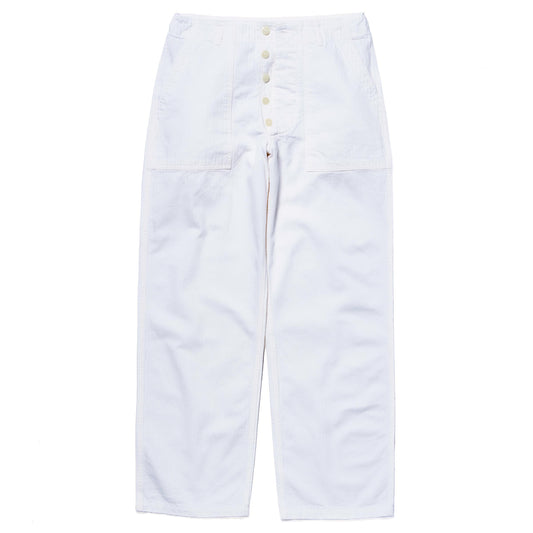 UTILITY TROUSERS / WHITE HBT
