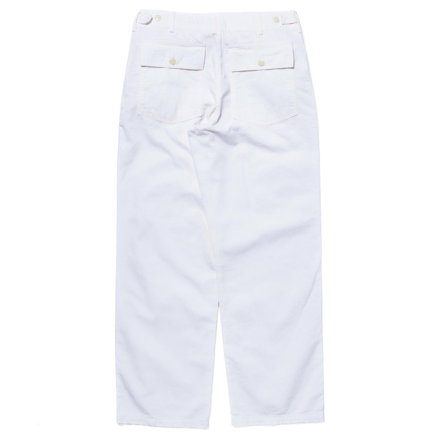 UTILITY TROUSERS / WHITE HBT