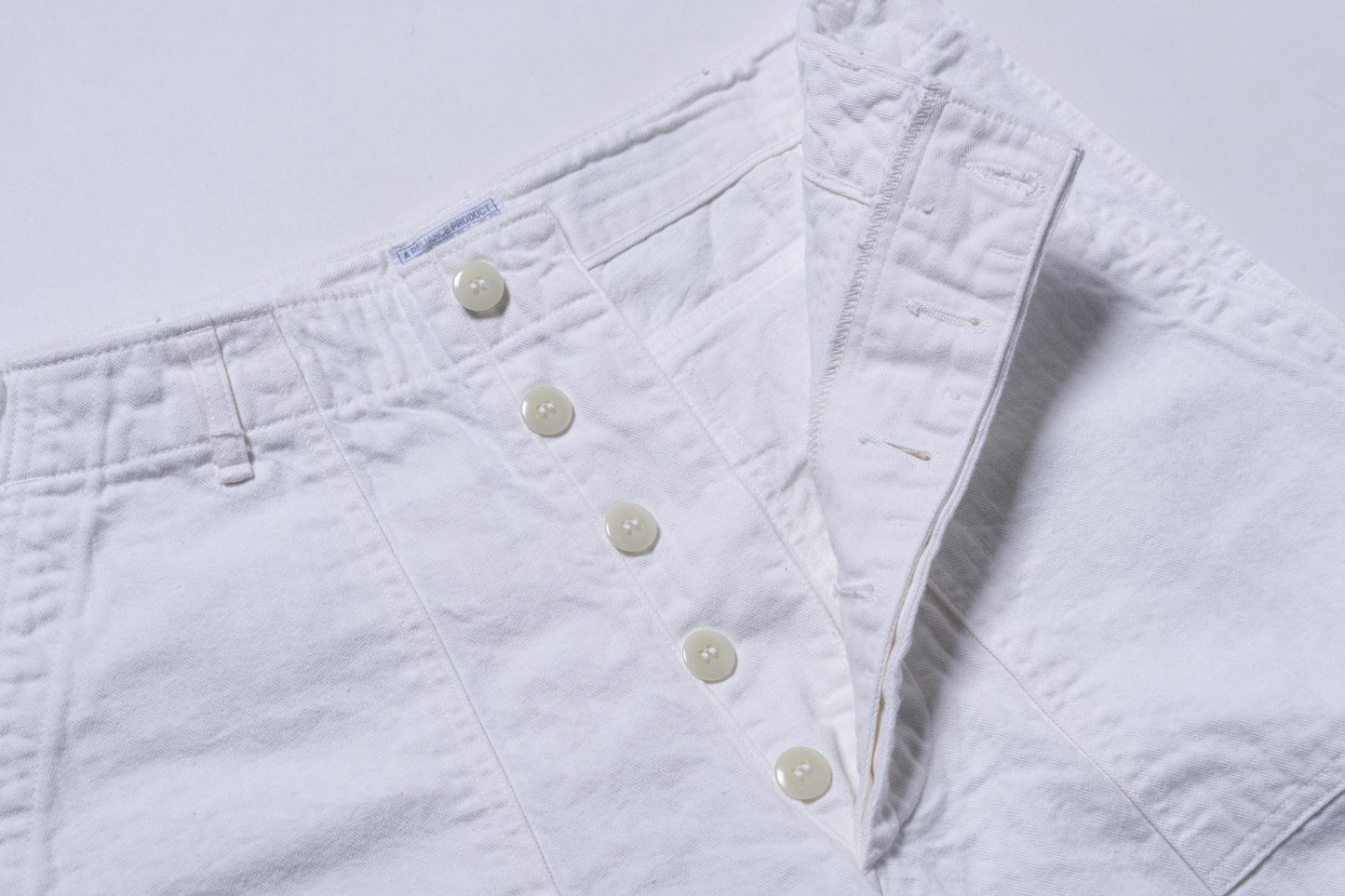UTILITY TROUSERS / WHITE HBT