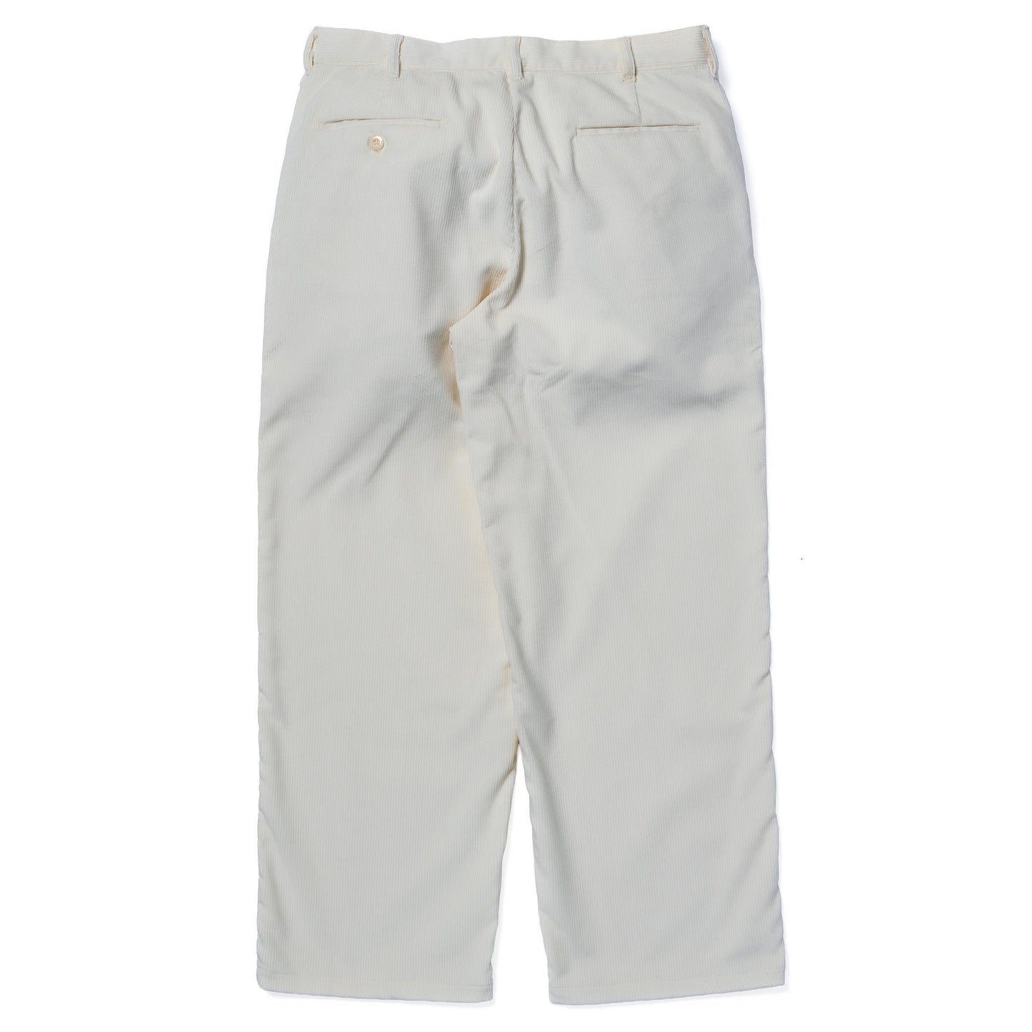 DOUBLE-PLEAT CORDUROY TROUSERS