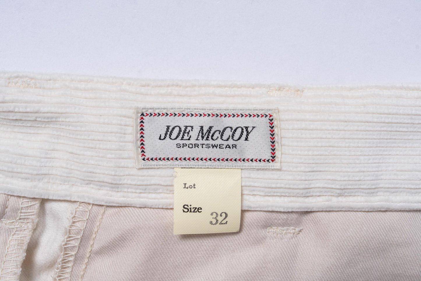 DOUBLE-PLEAT CORDUROY TROUSERS