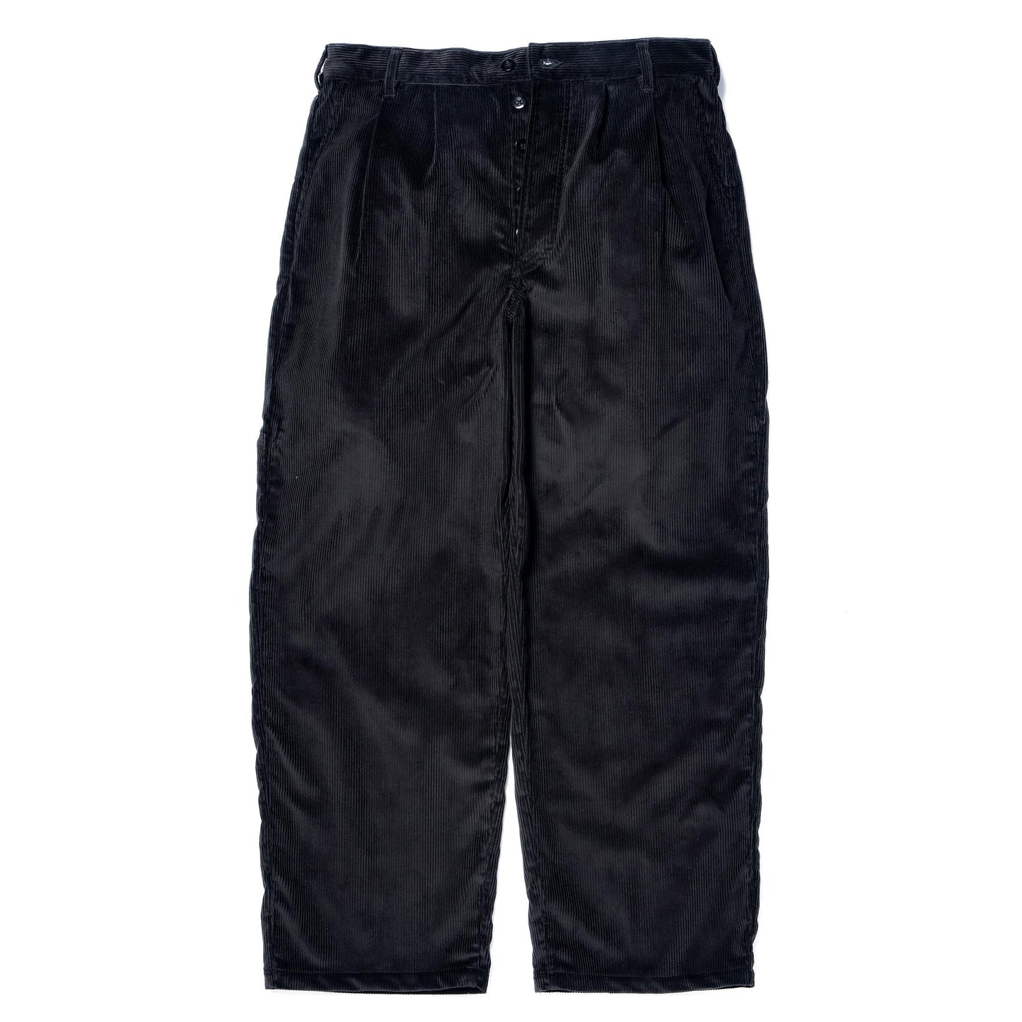 DOUBLE-PLEAT CORDUROY TROUSERS