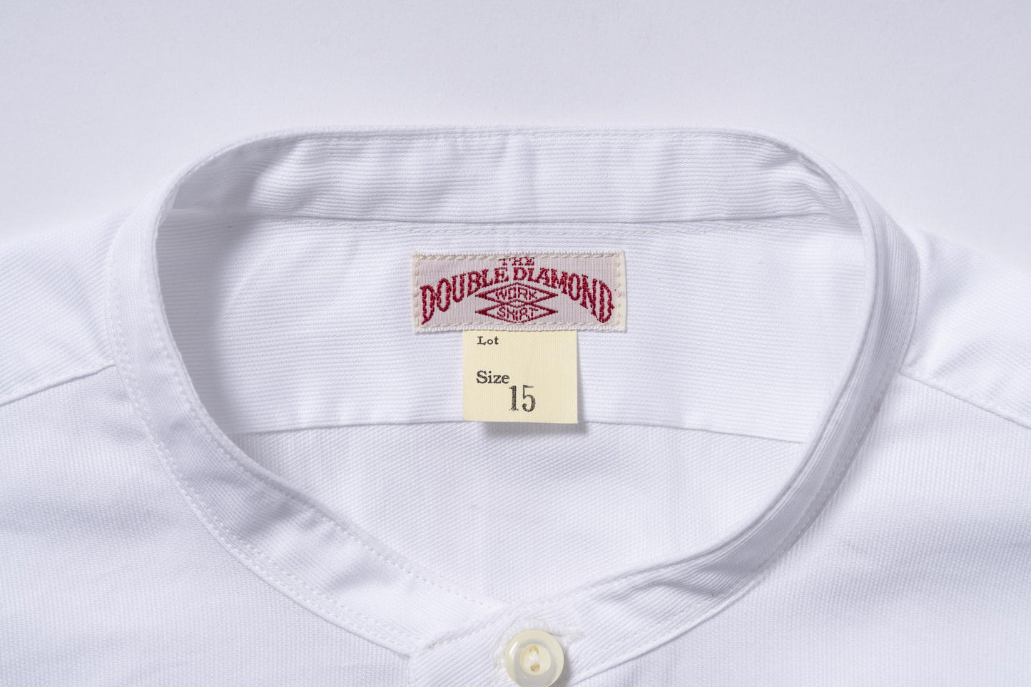 DOUBLE DIAMOND BAND COLLAR SHIRT