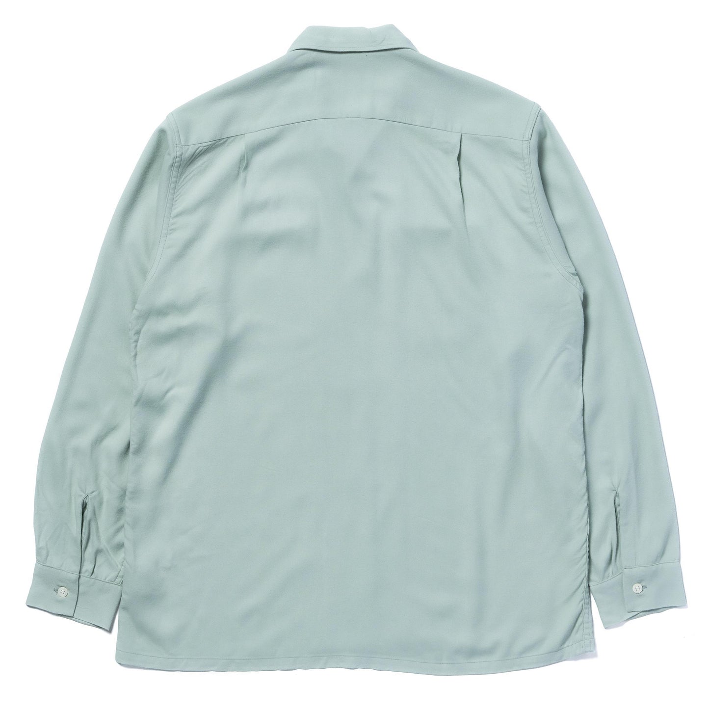 OPEN COLLAR RAYON SHIRT