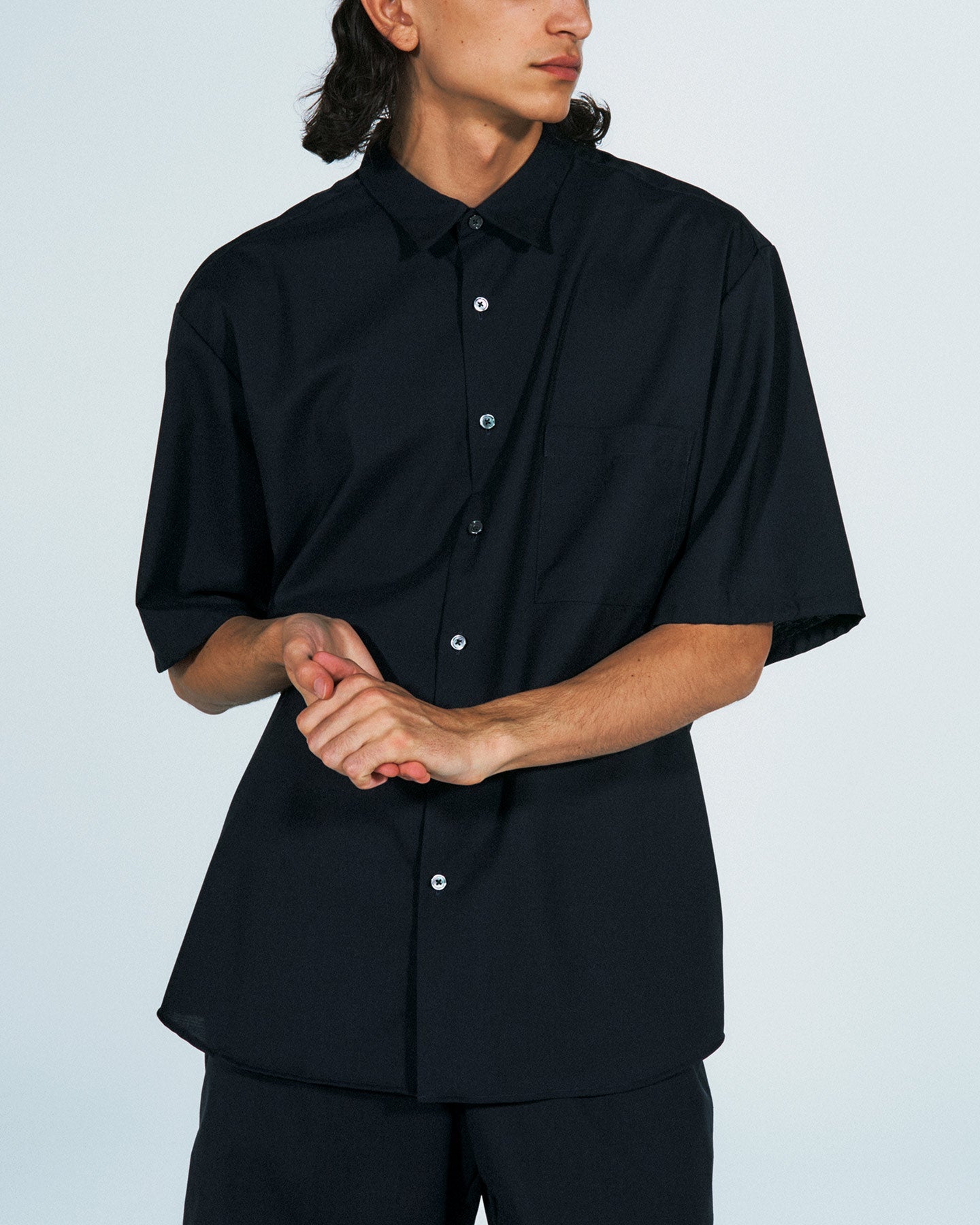 SUMMER STRETCH WOOL S/S SHIRT