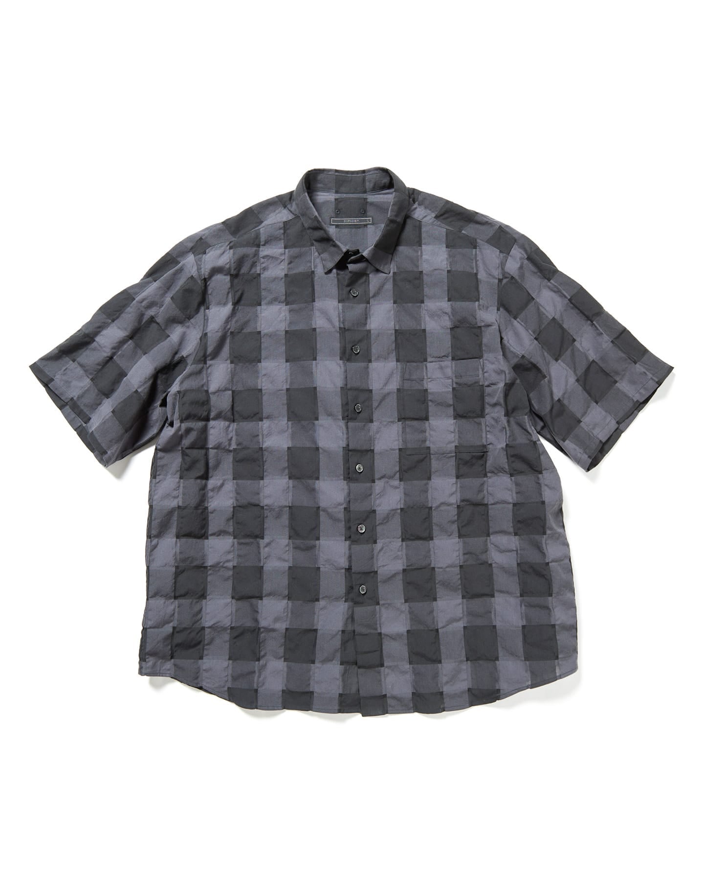 SHEER CHECK S/S SHIRT