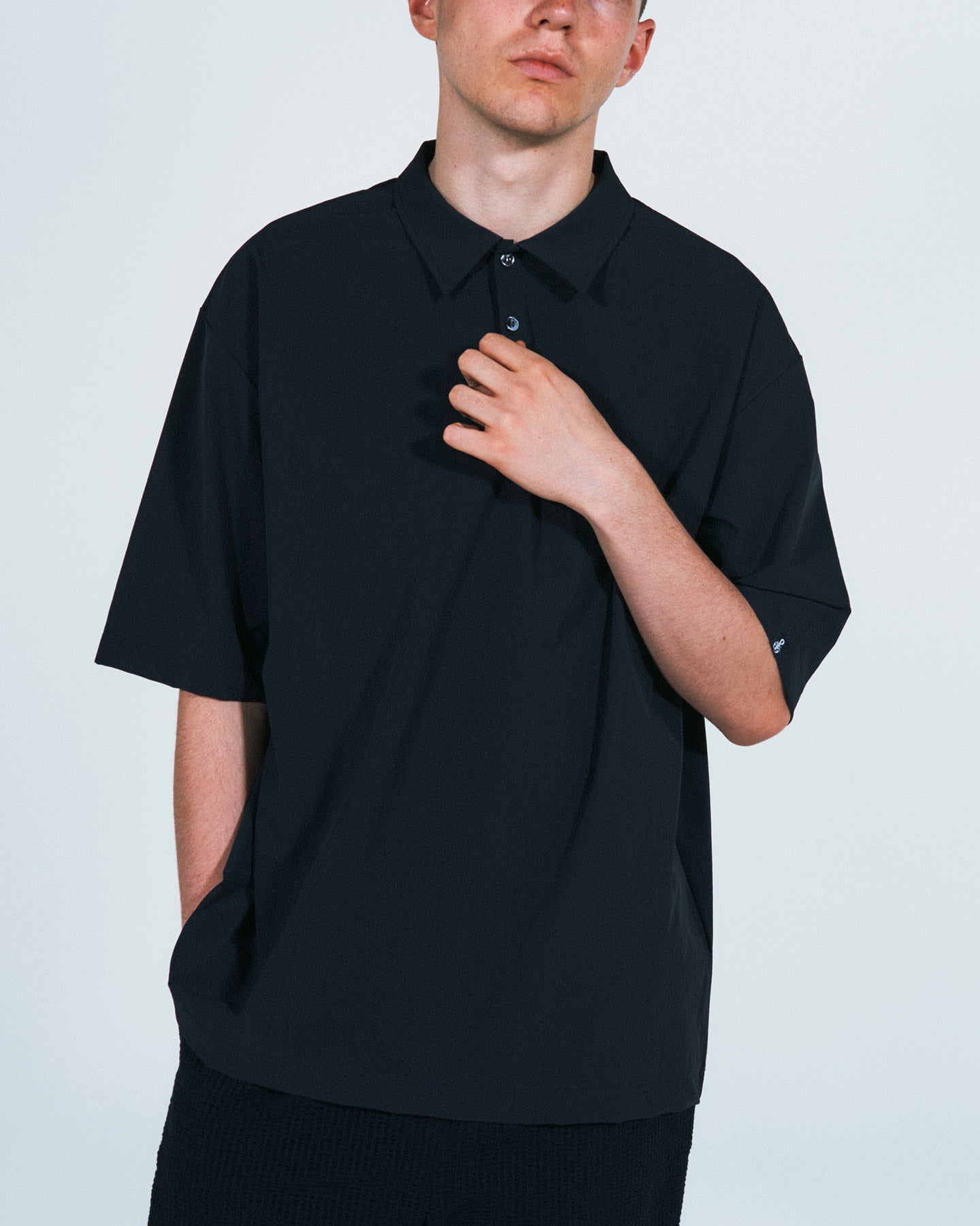 4WAY STRETCH OVERSIZED POLO