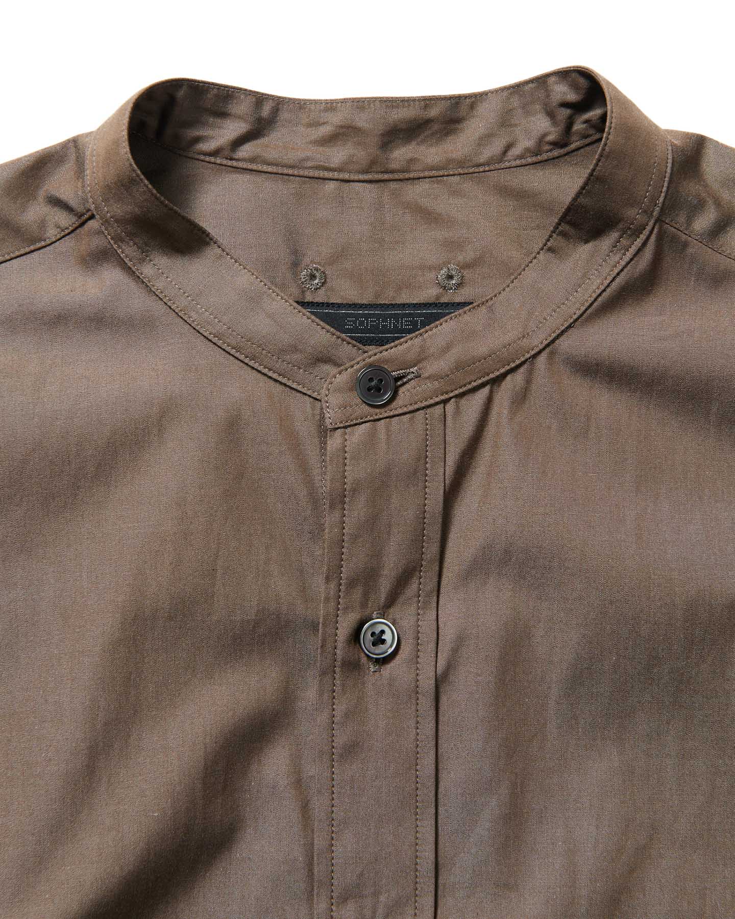 BAND COLLAR SHIRT