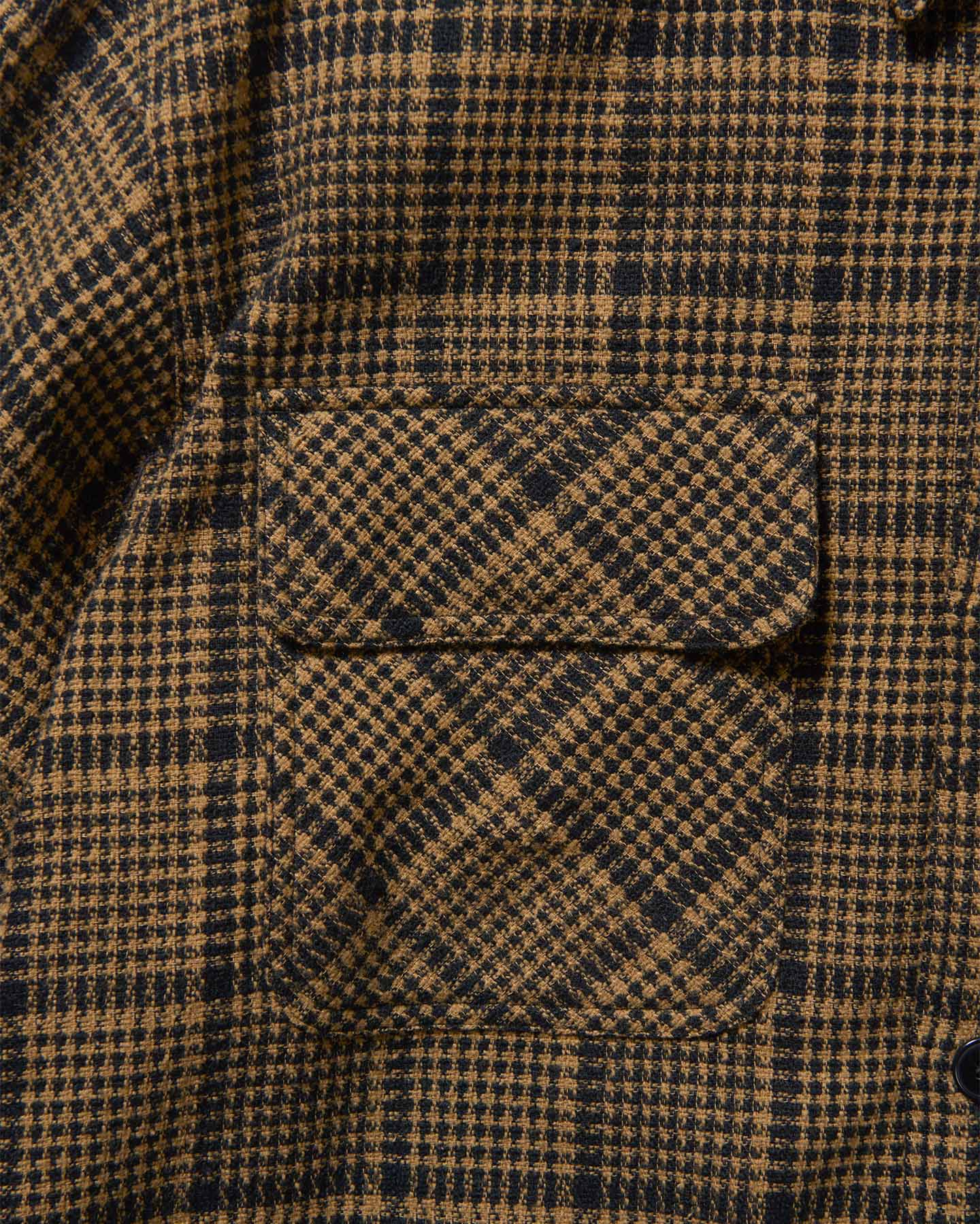 TWEED COTTON CHECK CPO SHIRT