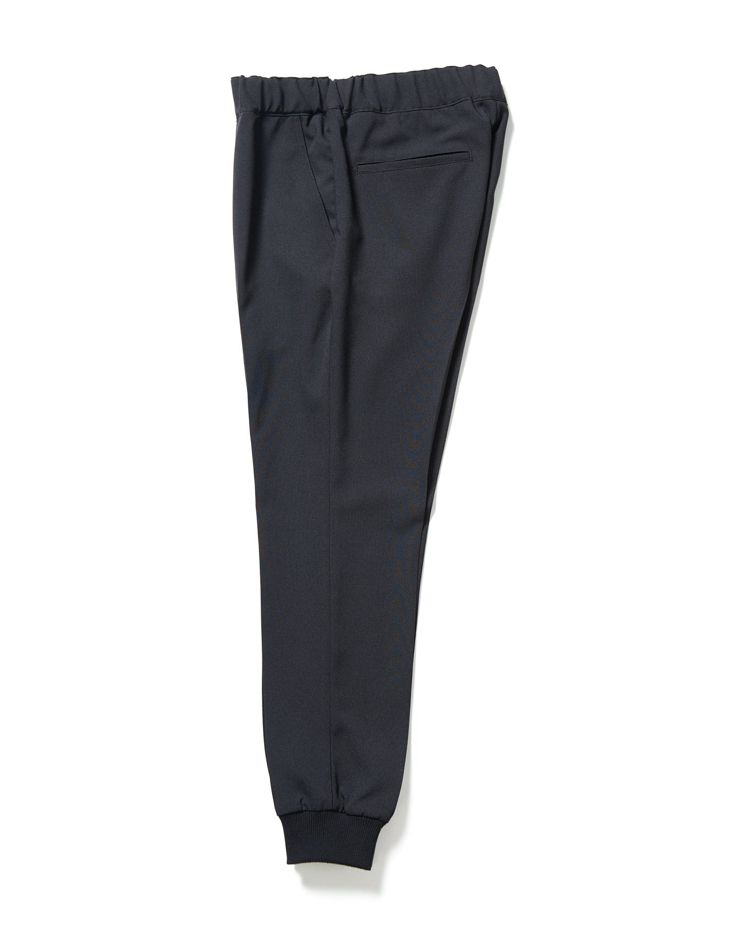 STRETCH WOVEN CLOTH SLIM FIT RIBBED PANTS