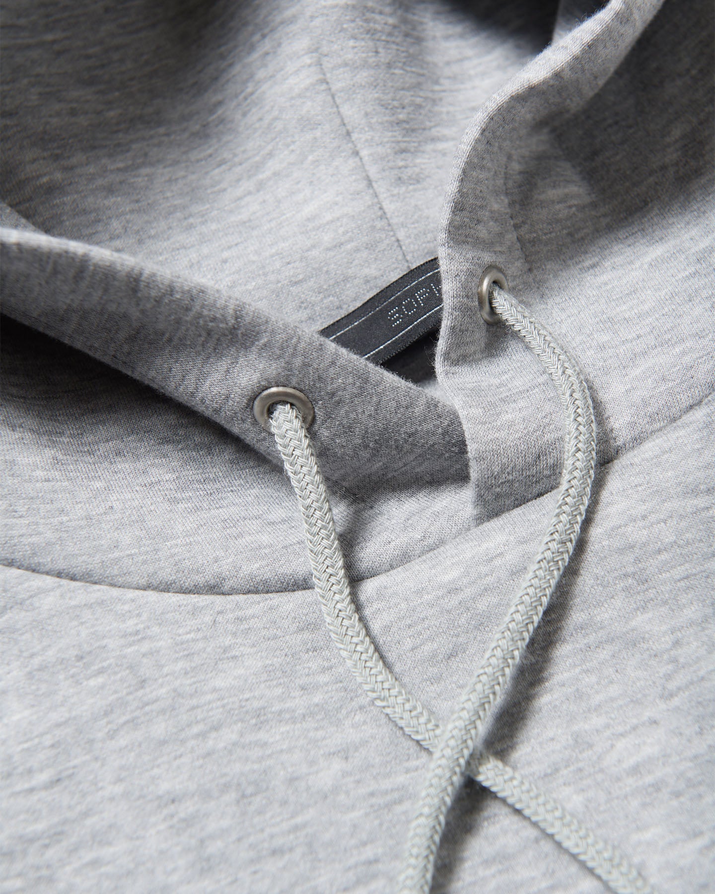 COMPACT DOUBLE KNIT HOODIE