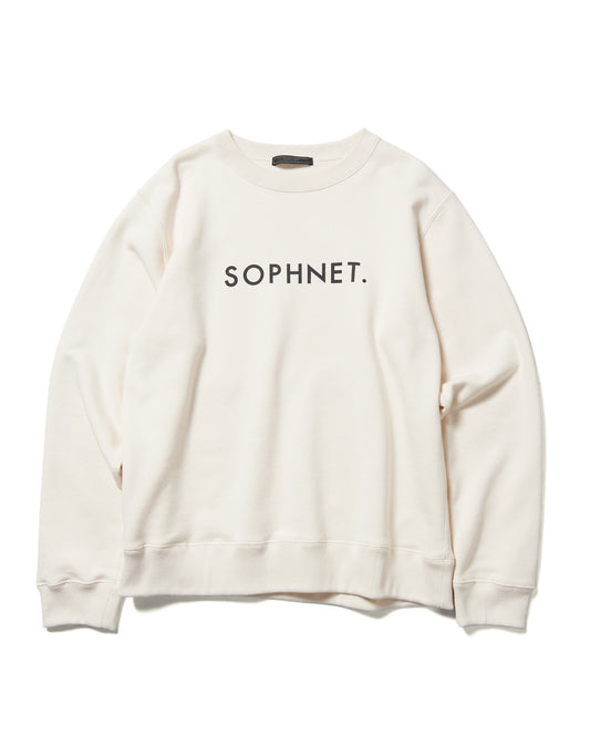 SOPHNET. LOGO CREWNECK SWEAT