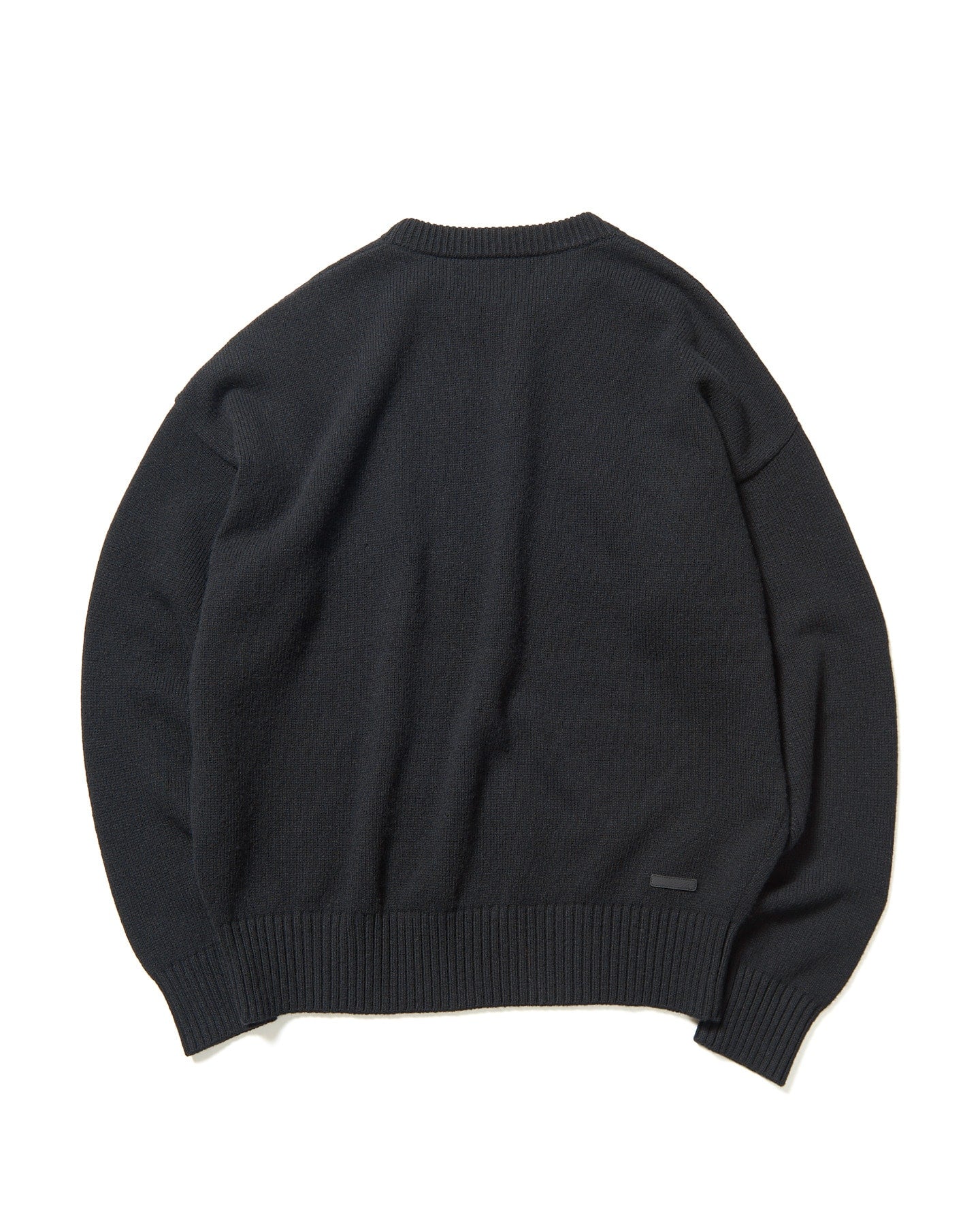 WOOL CASHMERE OVERSIZED CREWNECK KNIT