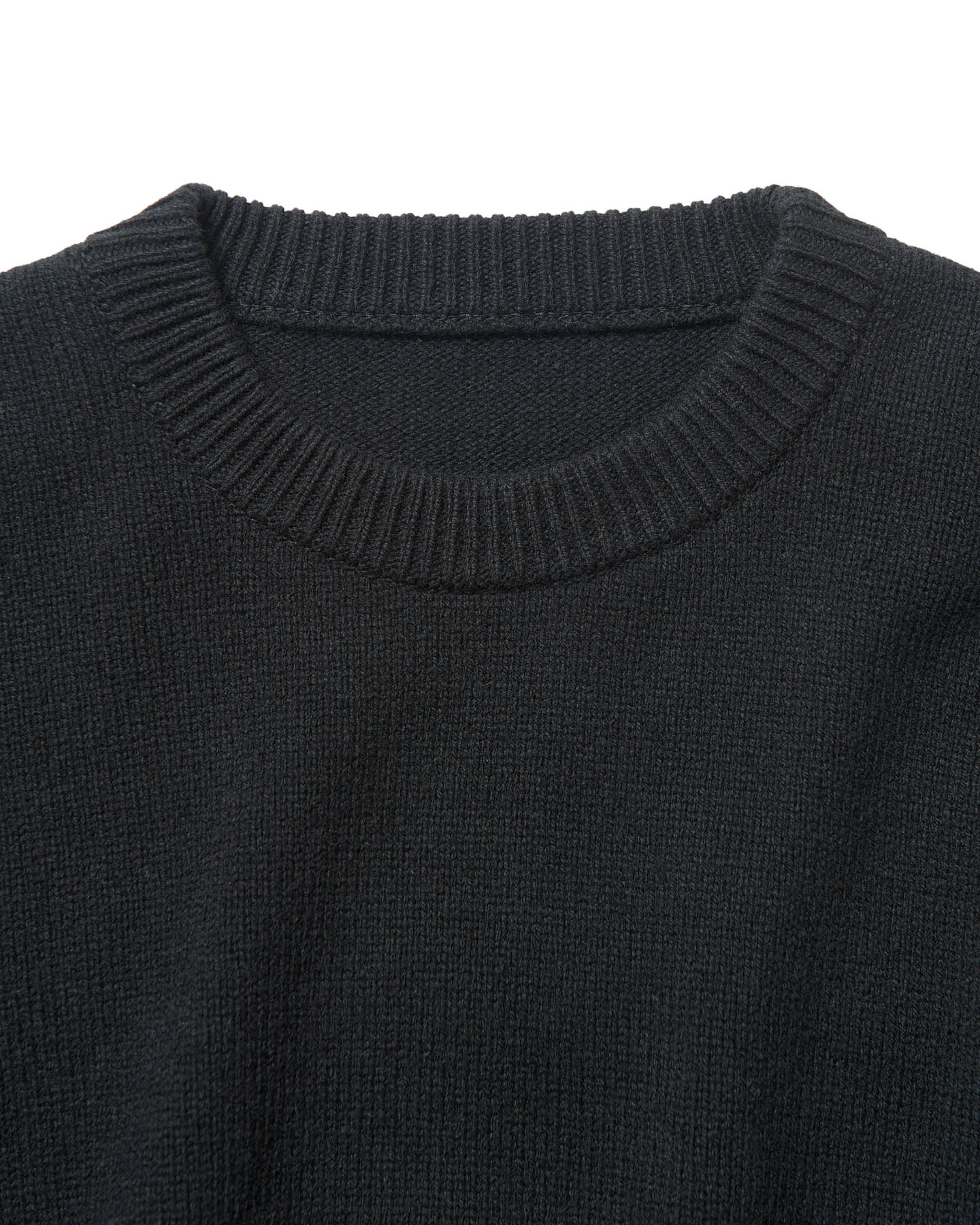 WOOL CASHMERE OVERSIZED CREWNECK KNIT