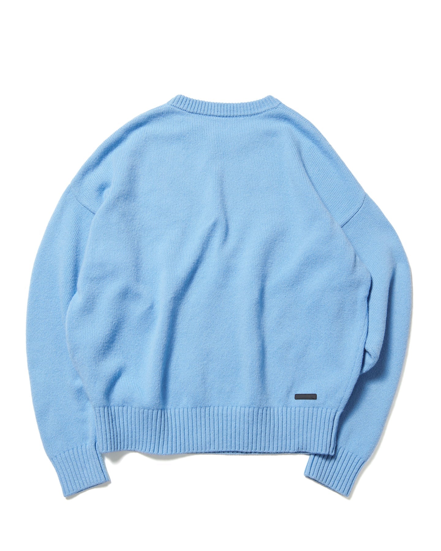 WOOL CASHMERE OVERSIZED CREWNECK KNIT