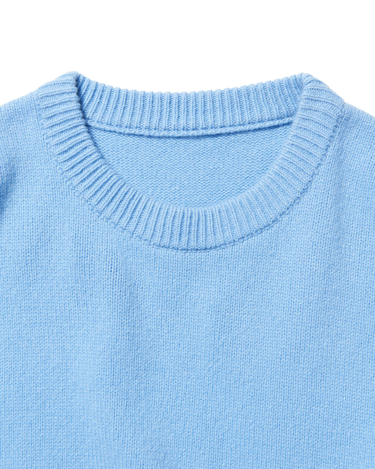 WOOL CASHMERE OVERSIZED CREWNECK KNIT