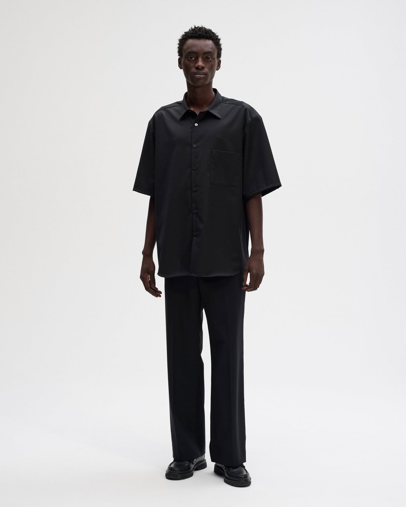 SUMMER STRETCH WOOL S/S SHIRT