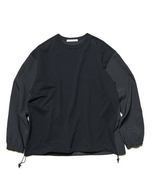FABRIC-MIX L/S TOP