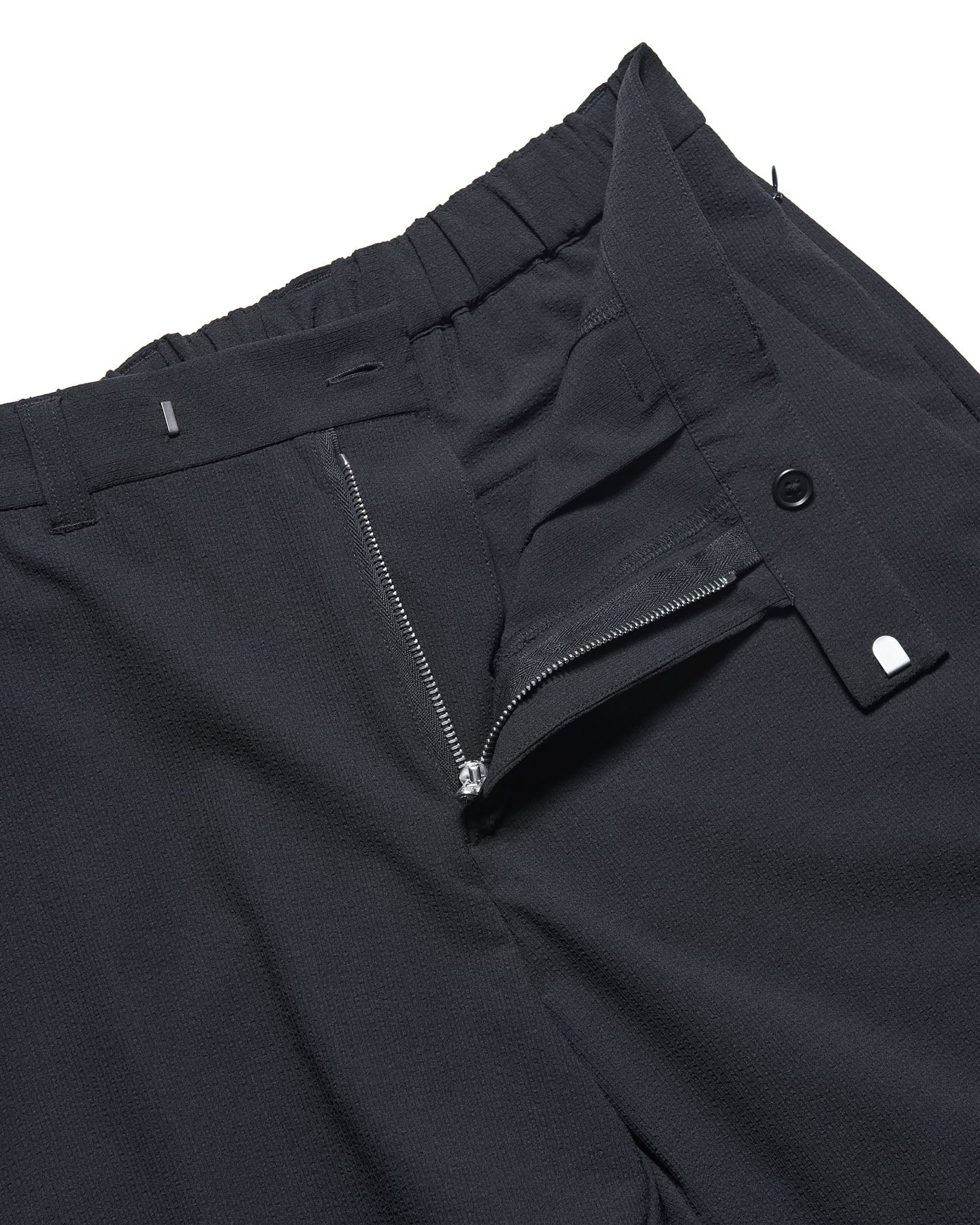 4WAY STRETCH SHIRRING SLIM-FIT SLACKS