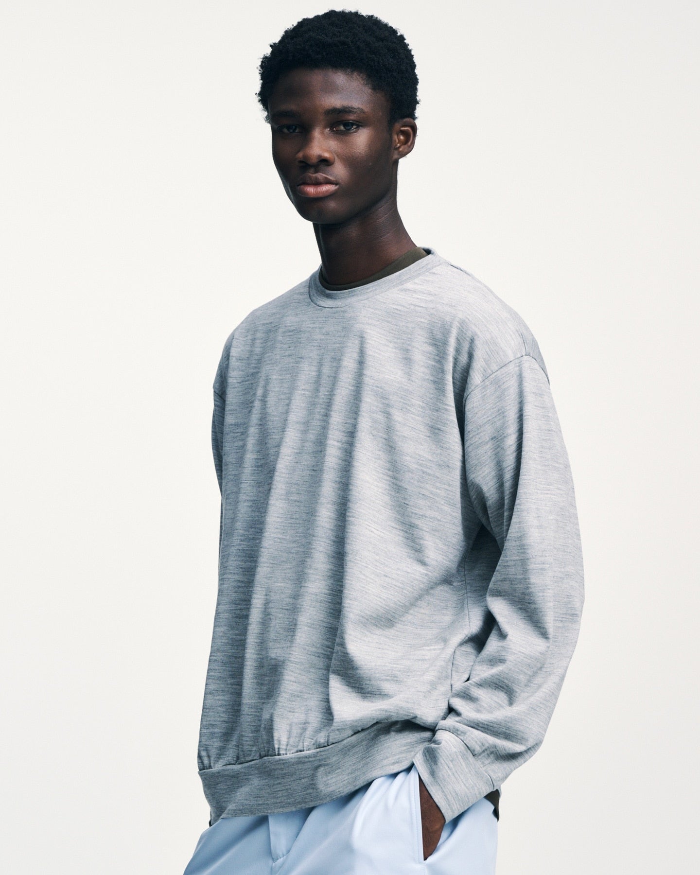 WASHABLE WOOL L/S TOP