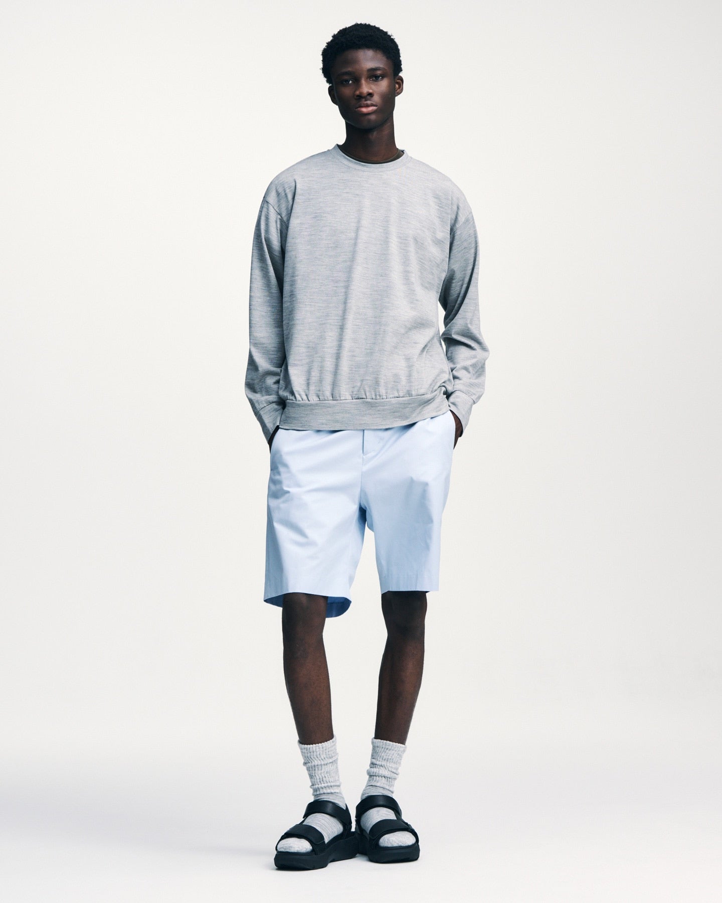 WASHABLE WOOL L/S TOP