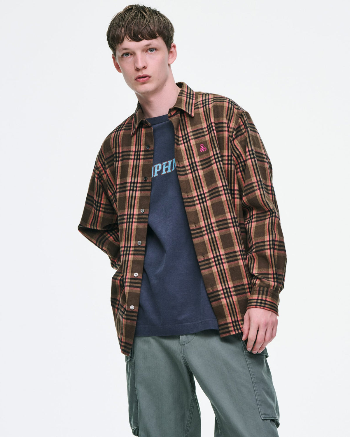 FLANNEL CHECK RELAX-FIT SHIRT